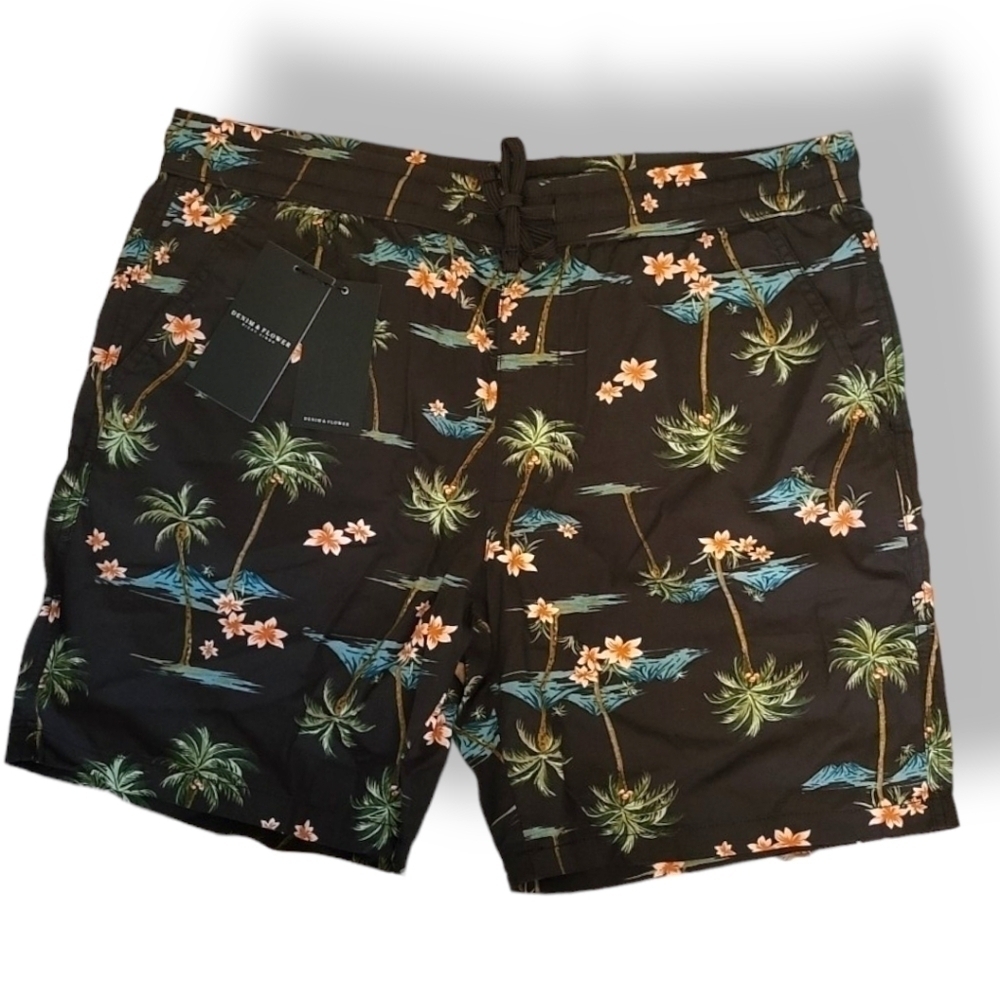 NWT Men's Denim & Flower 36/XL Bathing Triunks